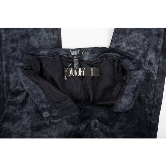 Laundry Shelli Segal Womens Leather Pants Sz 4 - Picture 6 of 8
